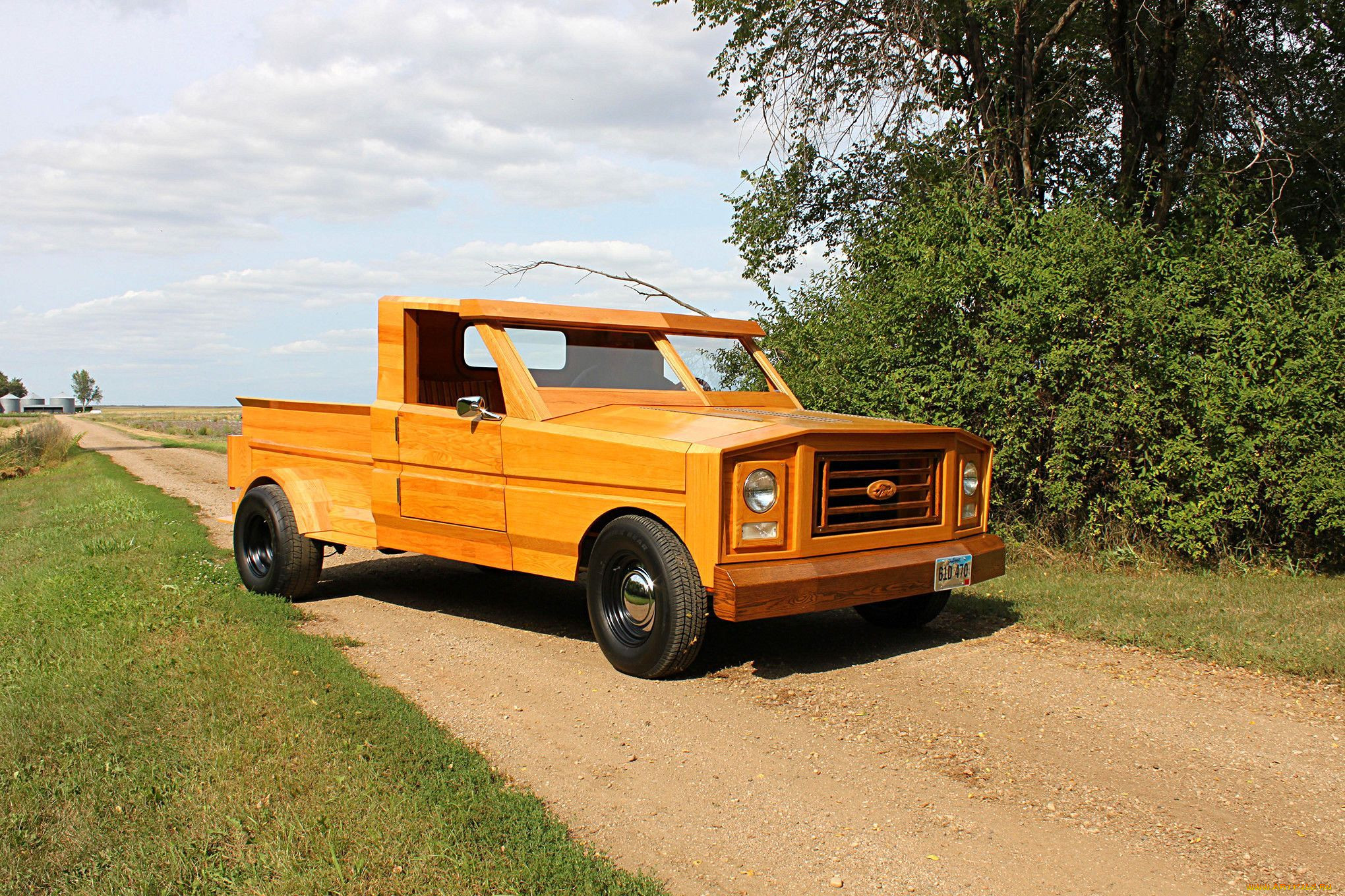 custom-all-wood-ford-pickup, , custom pick-up, ford